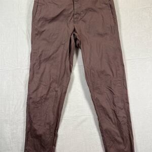 Lululemon Men's Brown Flat Front Chino Pants Size 32x30